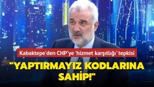 Osman Nuri Kabaktepe'den CHP'ye hizmet karşıtlığı tepkisi: ‘Yaptırmayız kodlarına sahip!‘