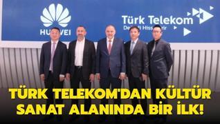 Türk Telekom'dan kültür sanat alanında da bir ilk!