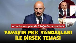 Turgut Altnok canl yaynda fotoraflarla ispatlad: Mansur Yava'n PKK yandalar ile dirsek temas