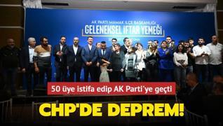 CHP'de deprem! Ankara'da 50 ye istifa edip AK Parti'ye geti