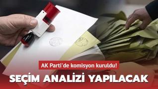 AK Parti'de komisyon kuruldu: Yerel seimin analizi yaplacak
