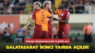 Galatasaray ikinci yarda ald! Alanya deplasmannda 4 goll ov