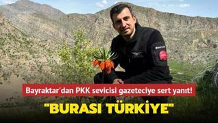 Seluk Bayraktar'dan PKK destekisi szde gazeteciye tokat gibi yant! Buras Trkiye