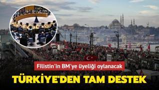 Filistin'in BM'ye yelii oylanacak: Trkiye'den tam destek