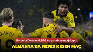 Almanya'da nefes kesen ma! Borussia Dortmund, PSG karsnda avantaj kapt