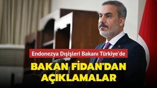 Endonezya Dileri Bakan Trkiye'de... Bakan Fidan'dan aklamalar