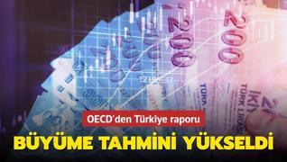 OECD rapor yaymlad! Trkiye'nin byme tahmini ykseldi