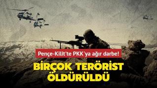 Pene-Kilit'te PKK'ya ar darbe! 6 terrist ldrld