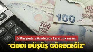 Cumhurbakan Yardmcs Cevdet Ylmaz'dan enflasyon mesaj: Ciddi d greceiz