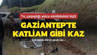 Gaziantep'te korkun kaza: ok sayda l ve yaral var