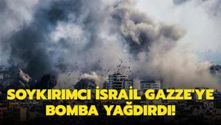 Soykrmc srail Gazze'ye bomba yadrd!