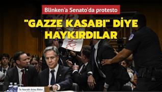 Blinken'a Senato'da  protesto! Gazze Kasab