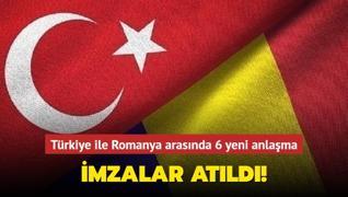 Trkiye ile Romanya arasnda 6 anlama! mzalar atld