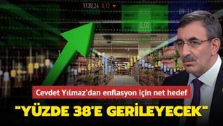 Cevdet Ylmaz'dan enflasyon iin net hedef: Yzde 38'e gerileyecek