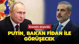 Kremlin duyurdu! Putin, Bakan Fidan ile grecek