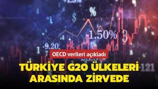 OECD byme verilerini aklad: Trkiye G20 lkeleri arasnda zirvede