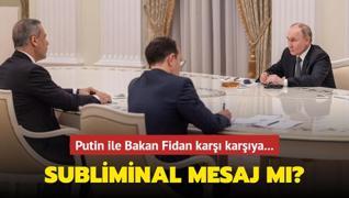 Hakan Fidan Kremlin Saray'nda! Putin'den subliminal mesaj m?