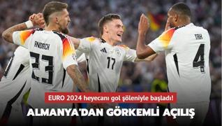 Almanya'dan grkemli al! EURO 2024 heyecan gol leniyle balad