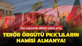 ye saysnda dikkat eken art: Terr rgt PKK'llarn hamisi Almanya!