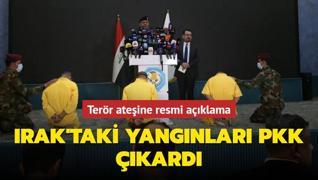 Irak'taki yangnlar PKK kard! Terr ateine resmi aklama