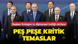 Bakan Erdoan'dan Astana'da diplomasi trafii... Pe pee kritik temaslar