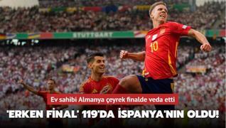 'Erken Final' 119'da spanya'nn oldu! Ev sahibi Almanya eyrek finalde veda etti