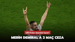 UEFA'dan skandal karar! Merih Demiral'a 2 ma ceza