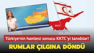 Trkiye'nin hamlesi sonucu KKTC'yi tandlar! Rumlar lgna dnd