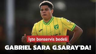 Gabriel Sara Galatasaray'da! te bonservis bedeli