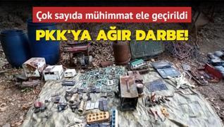 Irak'n kuzeyinde PKK'ya ar darbe! ok sayda mhimmat ele geirildi