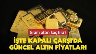 Altn fiyatlar ne kadar? Gram altn ka lira? te Kapal ar'da 9 Austos 2024 gncel altn kuru fiyatlar (CANLI)