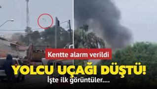 Brezilya'da 62 kiilik yolcu ua dt! Kentte alarm verildi