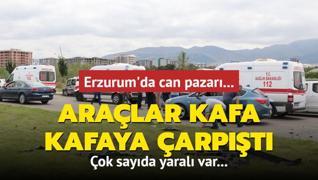 Erzurum'da can pazar... Aralar kafa kafaya arpt