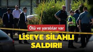 ABD'de liseye silahl saldr: l ve yarallar var