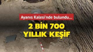 Ayans Kalesi'nde bulundu... 2 bin 700 yllk keif