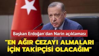 Bakan Erdoan'dan Narin aklamas