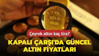 Altn fiyatlar ne kadar? Gram altn ka lira? te Kapal ar'da 11 Eyll 2024 gncel altn kuru fiyatlar (CANLI)