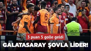 Galatasaray ovla lider! 3 puan 5 golle geldi