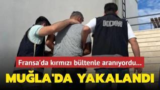 Fransa'da krmz bltenle aranyordu... Mula'da yakaland