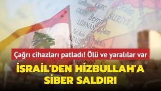 srail'den Hizbullah'a siber saldr! ar cihazlar patlad: l ve yarallar var