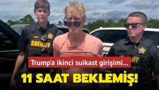 Trump'a ikinci suikast giriimi... 11 saat beklemi!