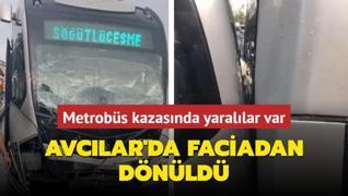 Metrobs kazas korkuttu: 2 yaral