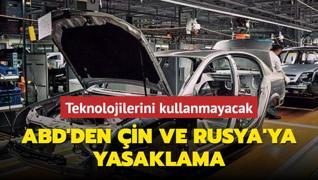 ABD'den in ve Rusya'ya yasaklama