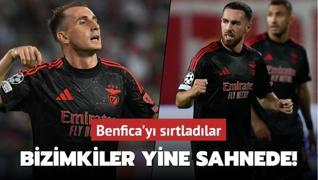 Bizimkiler yine sahnede! Benfica'y srtladlar