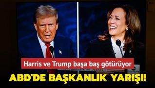 Harris ve Trump baa ba gtryor... ABD'de bakanlk yar!