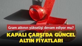 Altn fiyatlar ne kadar? Gram altn ka lira? te Kapal ar'da 27 Eyll 2024 gncel altn kuru fiyatlar (CANLI)