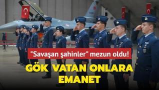 Savaan ahinler mezun oldu! Gk Vatan onlara emanet