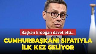 Bakan Erdoan davet etti... Cumhurbakan sfatyla ilk kez Trkiye'ye geliyor