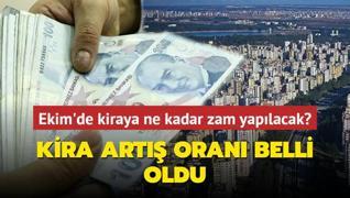 Ekim'de kiraya ne kadar zam yaplacak? Ekim 2024 kira art oran belli oldu!