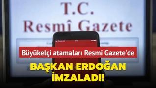 Bykeli atamalar Resmi Gazete'de... Bakan Erdoan imzalad!